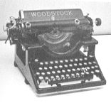 [Woodstock typewriter]